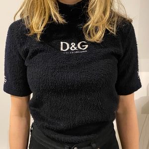 Original custom Dolce & Gabbana mock neck shirt